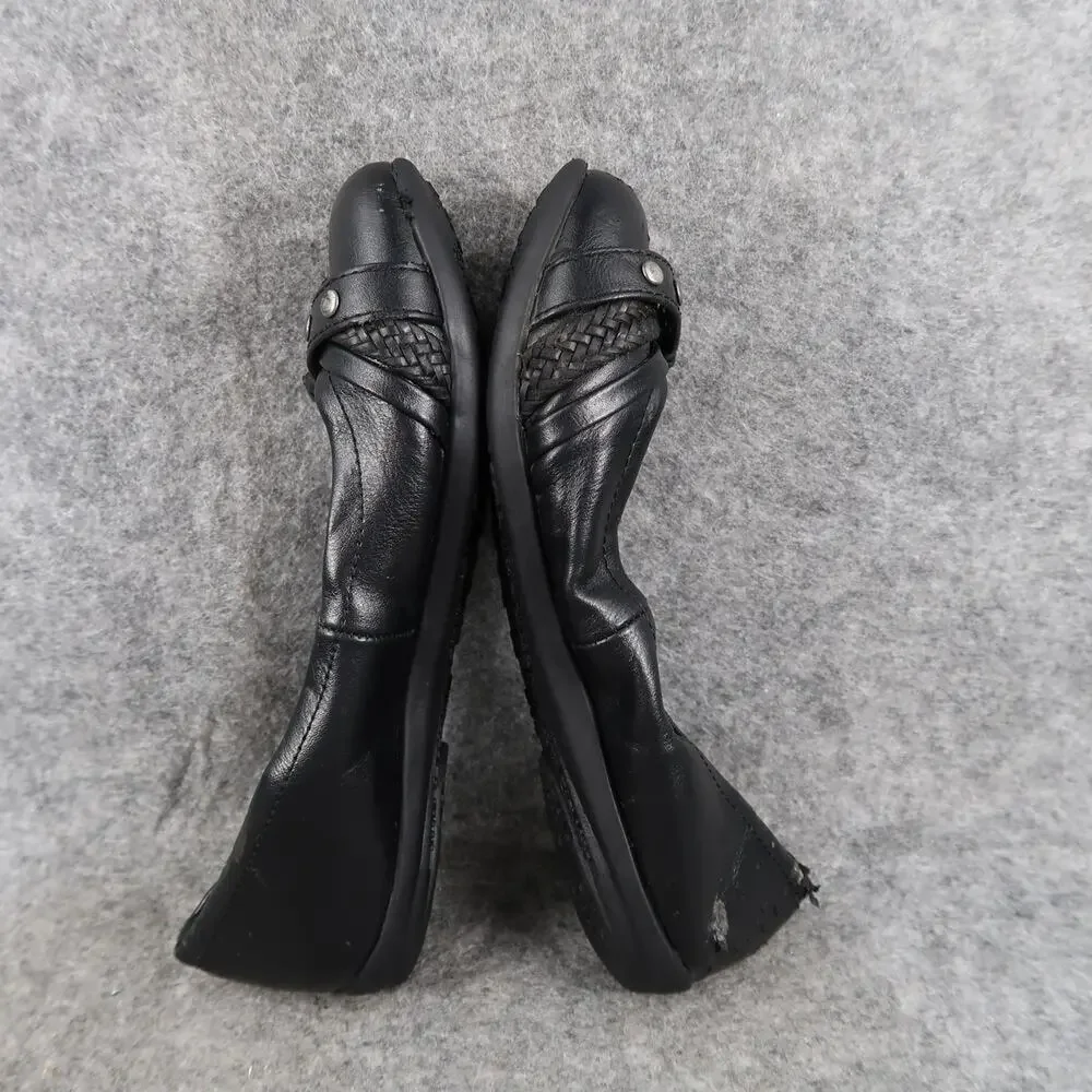 Faded Glory Shoes Kid 13 Ballet Flat Slip On Round Toe Girl Stretch Casual Black